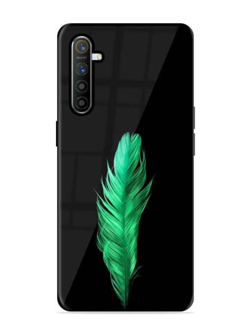 Feather Texture Glossy Metal Phone Cover for Realme X2