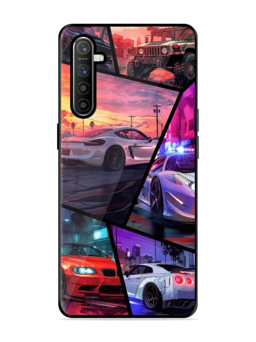 Ride In Pixels Glossy Metal Phone Cover for Realme X2 Zapvi