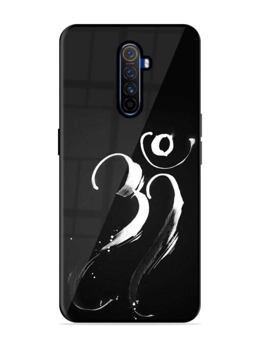 Om Logo Glossy Metal Phone Cover for Realme X2 Pro