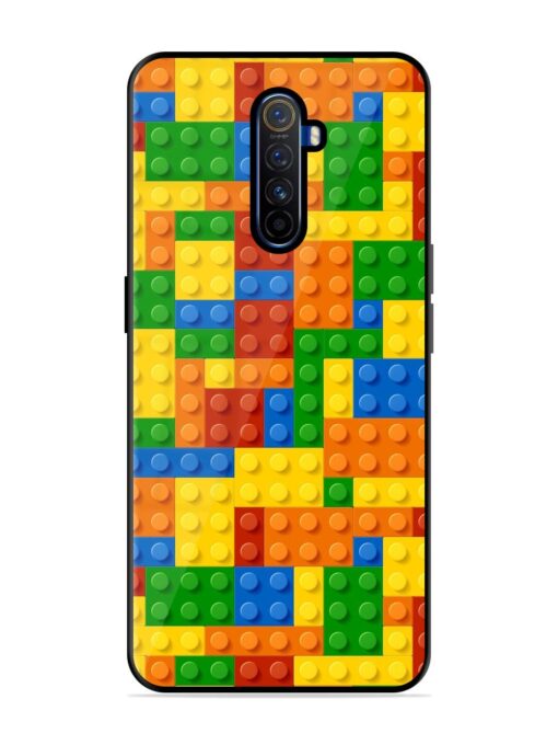 Building Blocks Glossy Metal TPU Phone Cover for Realme X2 Pro