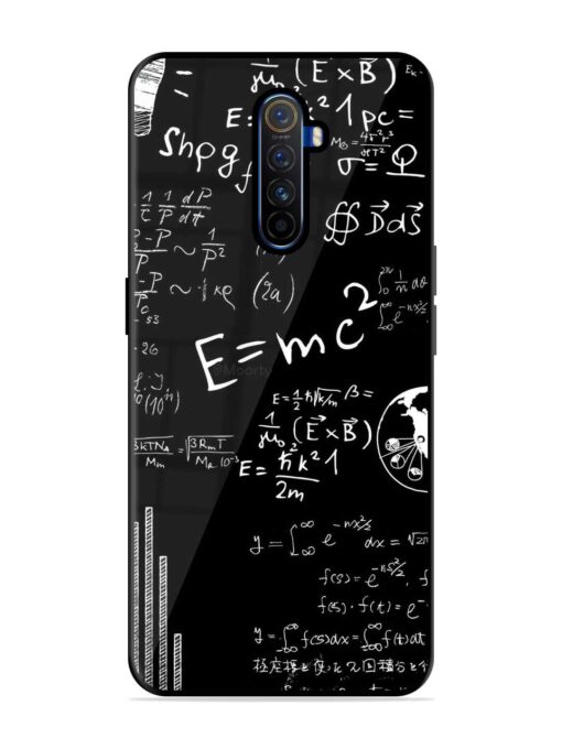 E=Mc2 Mass?Energy Equivalence Glossy Metal Phone Cover for Realme X2 Pro