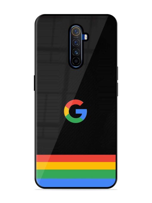 Google Logo Art Glossy Metal Phone Cover for Realme X2 Pro