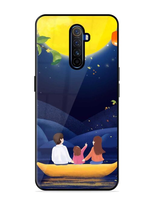 Happy Family And Beautiful View Glossy Metal Phone Cover for Realme X2 Pro Zapvi