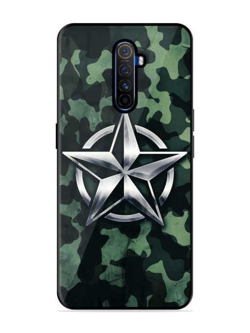 Indian Army Star Design Glossy Metal Phone Cover for Realme X2 Pro Zapvi