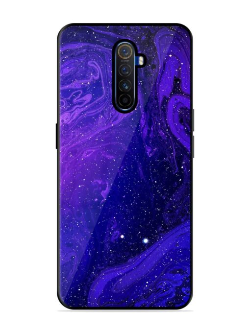 Galaxy Acrylic Abstract Art Glossy Metal Phone Cover for Realme X2 Pro Zapvi