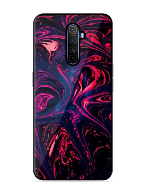 Abstract Background Glossy Metal Phone Cover for Realme X2 Pro Zapvi