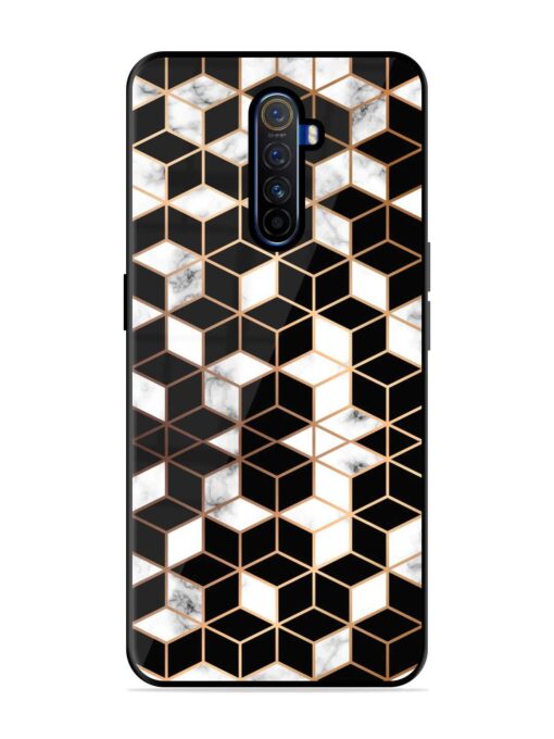 Vector Marble Texture Glossy Metal Phone Cover for Realme X2 Pro Zapvi