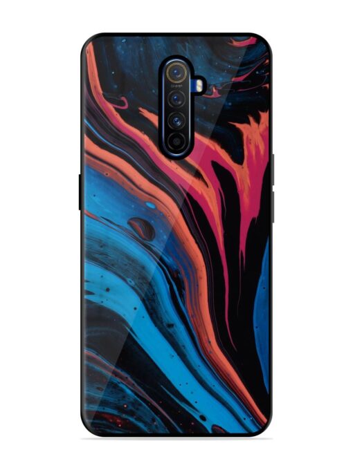 Liquefied Art Glossy Metal TPU Phone Cover for Realme X2 Pro