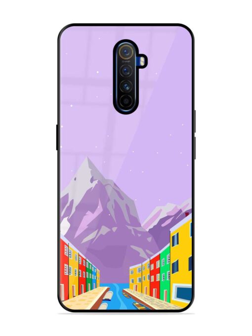 Venice City Illustration Glossy Metal Phone Cover for Realme X2 Pro Zapvi