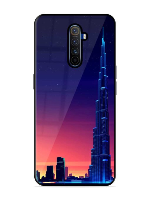 Burj Khalifa Abstract Glossy Metal Phone Cover for Realme X2 Pro