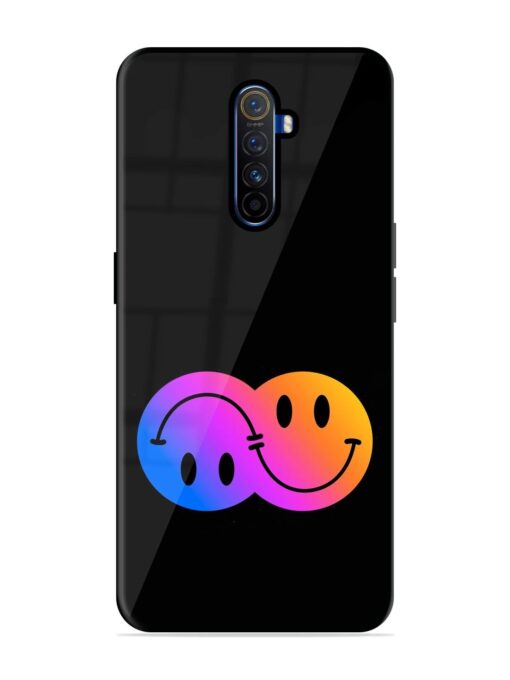 Gradient Smile Art Glossy Metal TPU Phone Cover for Realme X2 Pro Zapvi