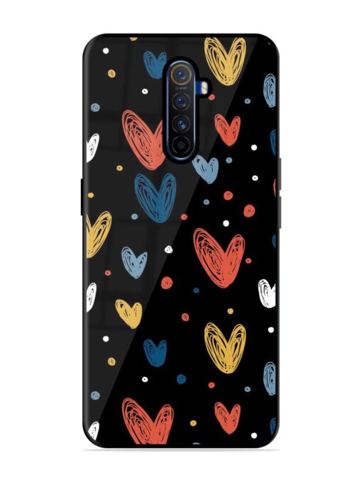 Happy Valentines Day Glossy Metal TPU Phone Cover for Realme X2 Pro Zapvi