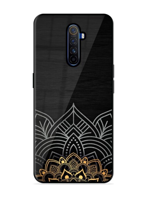 Decorative Golden Pattern Glossy Metal Phone Cover for Realme X2 Pro Zapvi