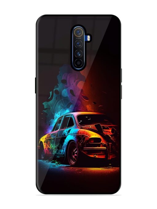 High Classic Car Art Glossy Metal Phone Cover for Realme X2 Pro Zapvi