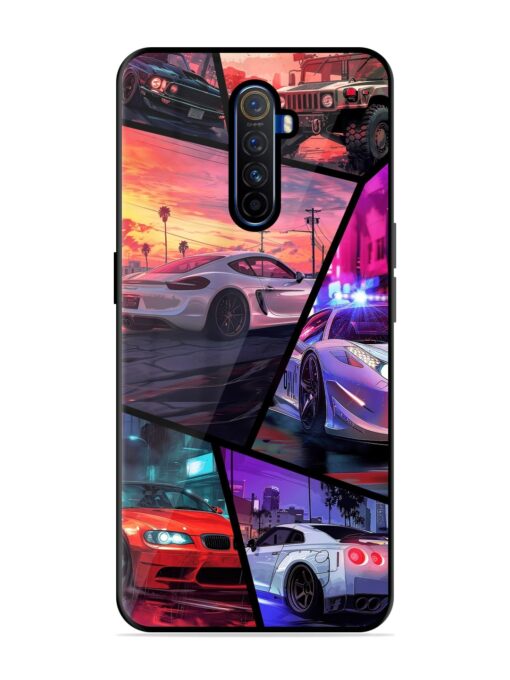 Ride In Pixels Glossy Metal Phone Cover for Realme X2 Pro Zapvi