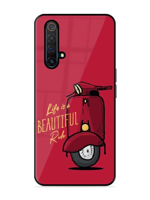 Life Is Beautiful Rides Glossy Metal Phone Cover for Realme X3