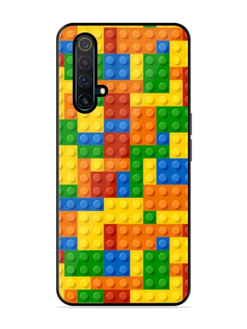 Building Blocks Glossy Metal TPU Phone Cover for Realme X3 Zapvi