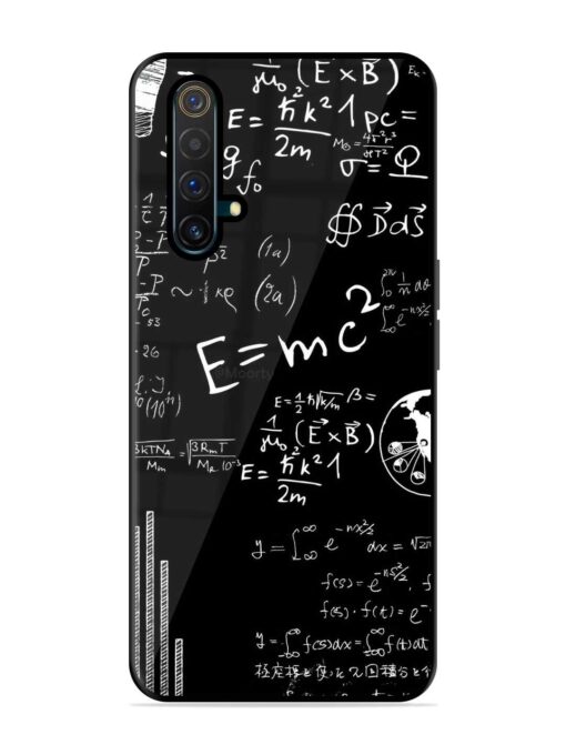 E=Mc2 Mass?Energy Equivalence Glossy Metal Phone Cover for Realme X3 Zapvi