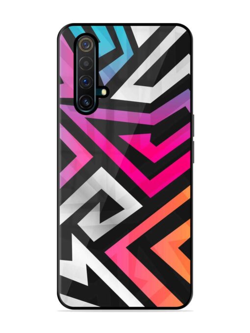 Rainbow Seamless Glossy Metal Phone Cover for Realme X3