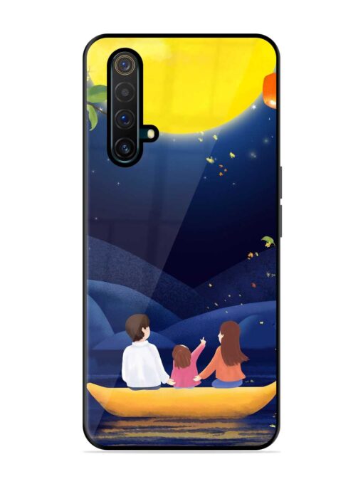 Happy Family And Beautiful View Glossy Metal Phone Cover for Realme X3 Zapvi