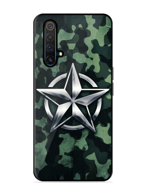 Indian Army Star Design Glossy Metal Phone Cover for Realme X3 Zapvi