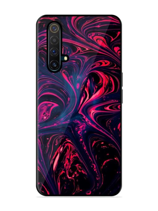 Abstract Background Glossy Metal Phone Cover for Realme X3 Zapvi