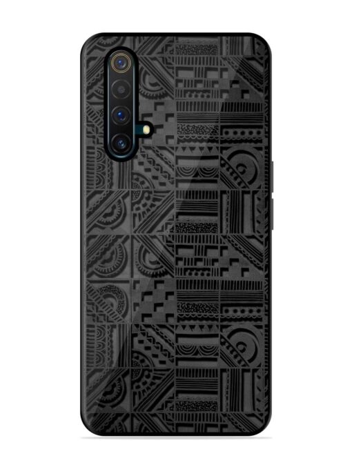 Seamless Pattern Glossy Metal Phone Cover for Realme X3 Zapvi