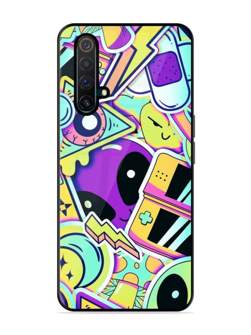 Scratch Art Glossy Metal Phone Cover for Realme X3 Zapvi