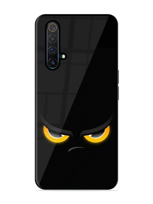 Scary Yellow Eye Glossy Metal TPU Phone Cover for Realme X3