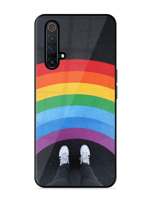 Legs Rainbow Glossy Metal TPU Phone Cover for Realme X3 Zapvi