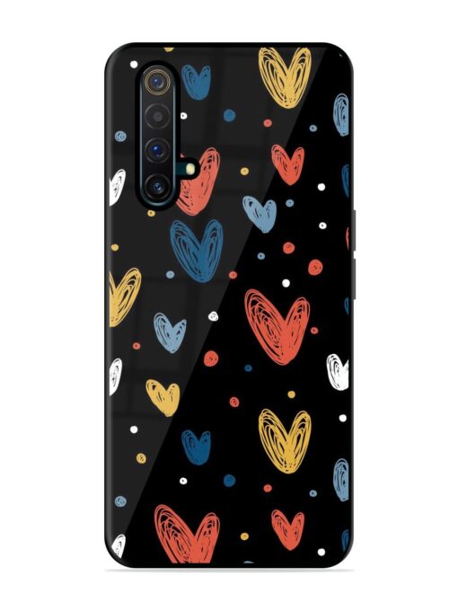 Happy Valentines Day Glossy Metal TPU Phone Cover for Realme X3 Zapvi