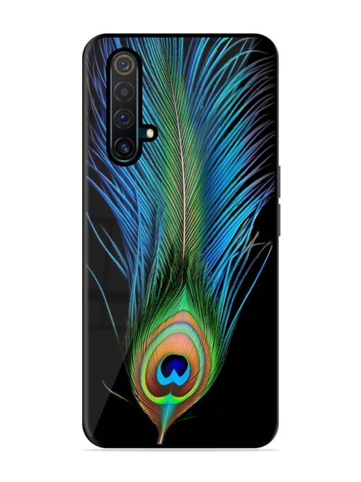 Peacock Feather Glossy Metal TPU Phone Cover for Realme X3