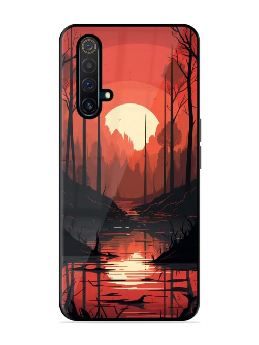 Natural Landscape Glossy Metal Phone Cover for Realme X3 Zapvi