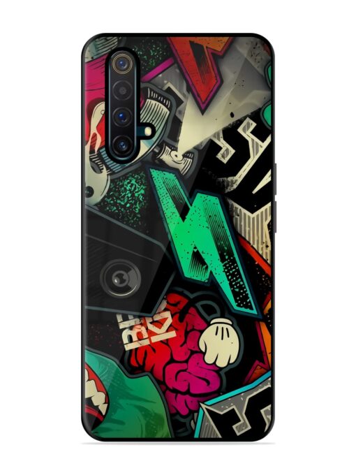 Graffiti Art Glossy Metal Phone Cover for Realme X3 Zapvi