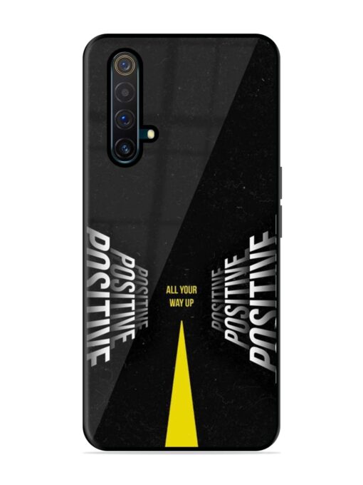 All Your Way Up Positive Glossy Metal Phone Cover for Realme X3