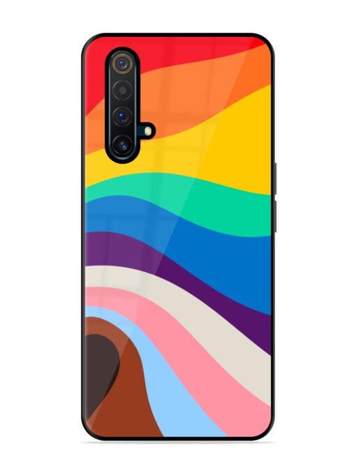 Minimal Pride Art Glossy Metal Phone Cover for Realme X3 Zapvi