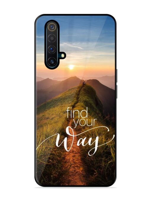 Find Your Way Glossy Metal Phone Cover for Realme X3 Zapvi