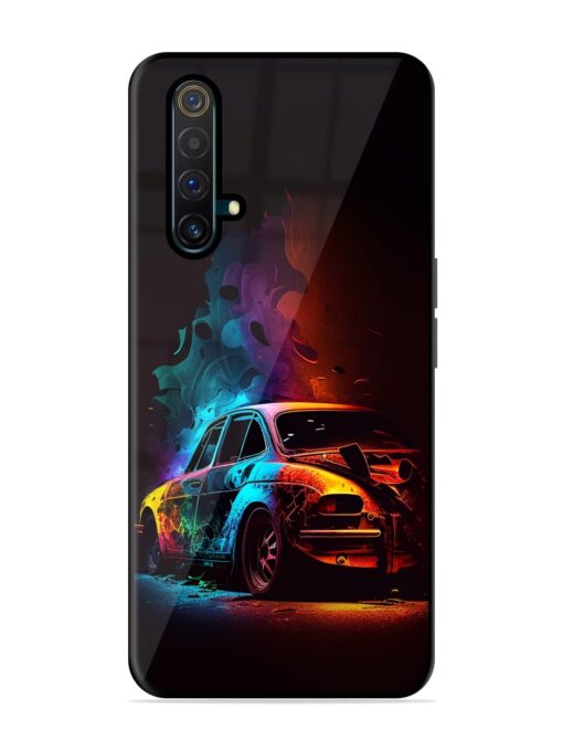 High Classic Car Art Glossy Metal Phone Cover for Realme X3 Zapvi