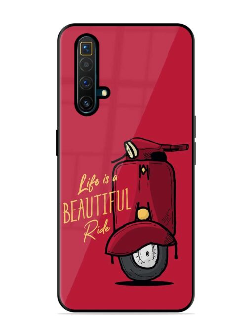 Life Is Beautiful Rides Glossy Metal Phone Cover for Realme X3 Superzoom