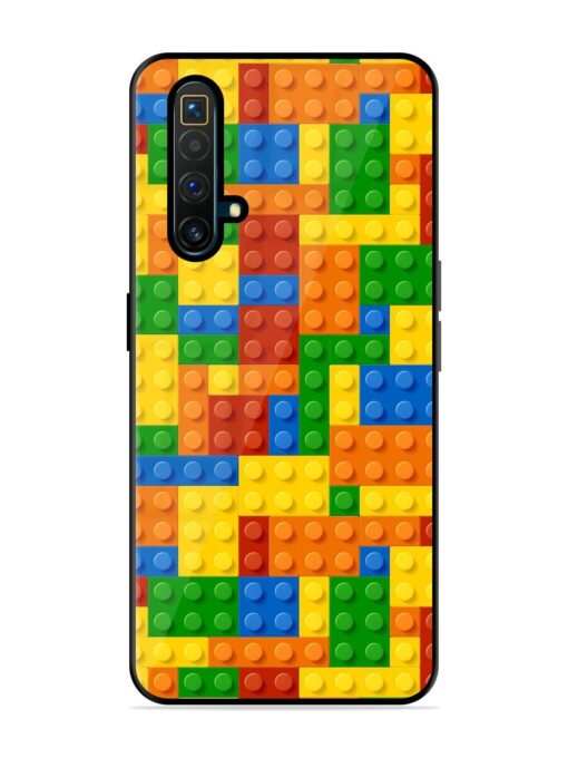 Building Blocks Glossy Metal TPU Phone Cover for Realme X3 Superzoom