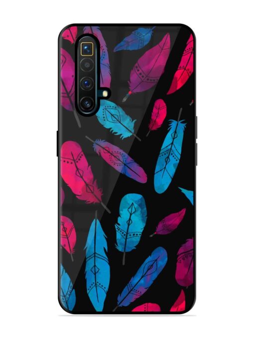 Feather Art Glossy Metal Phone Cover for Realme X3 Superzoom Zapvi