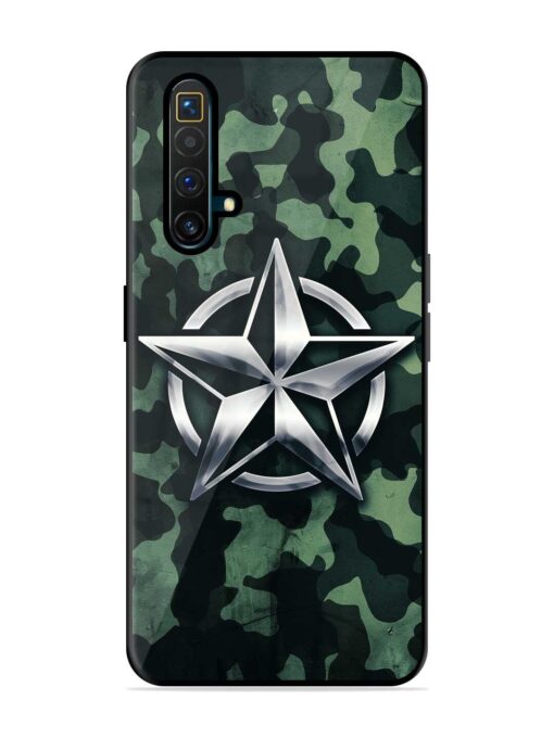 Indian Army Star Design Glossy Metal Phone Cover for Realme X3 Superzoom Zapvi