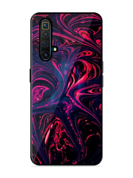 Abstract Background Glossy Metal Phone Cover for Realme X3 Superzoom