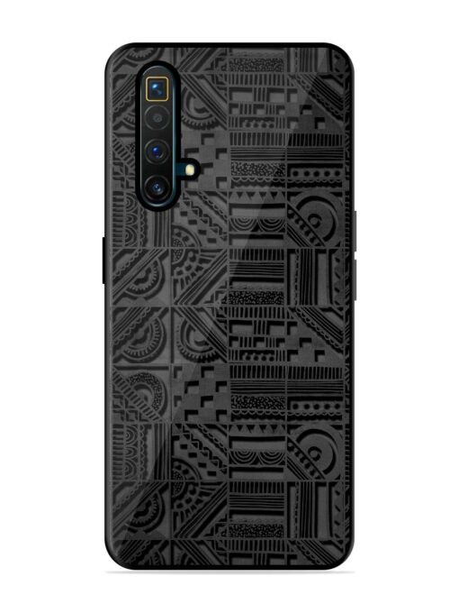 Seamless Pattern Glossy Metal Phone Cover for Realme X3 Superzoom