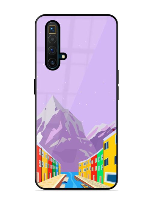 Venice City Illustration Glossy Metal Phone Cover for Realme X3 Superzoom Zapvi