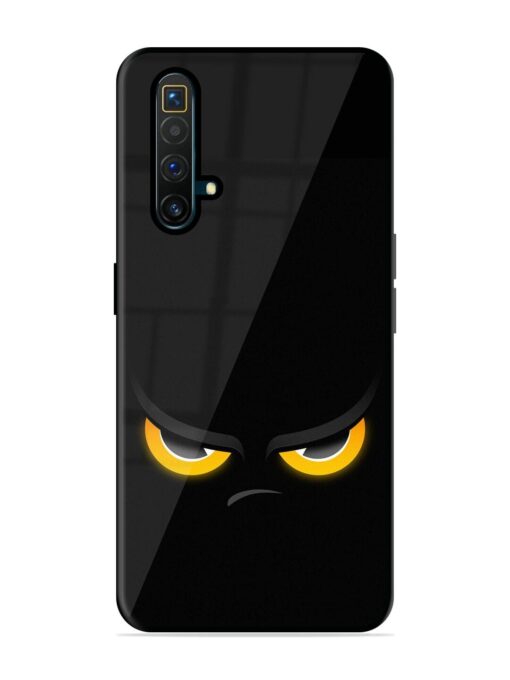 Scary Yellow Eye Glossy Metal TPU Phone Cover for Realme X3 Superzoom