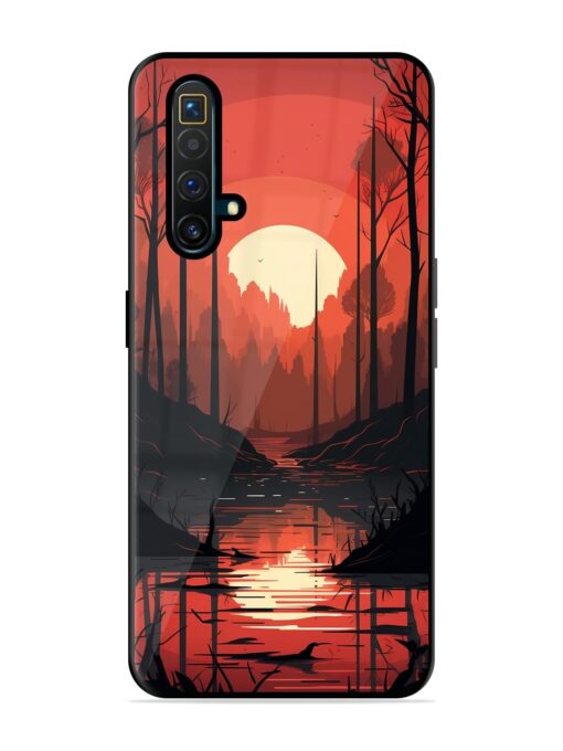 Natural Landscape Glossy Metal Phone Cover for Realme X3 Superzoom Zapvi