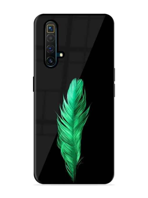 Feather Texture Glossy Metal Phone Cover for Realme X3 Superzoom