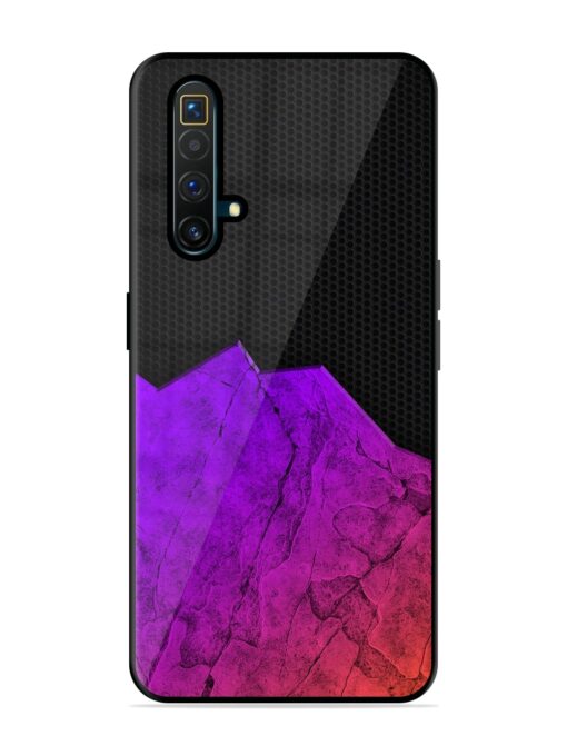 Minimalist Gradient Glossy Metal Phone Cover for Realme X3 Superzoom