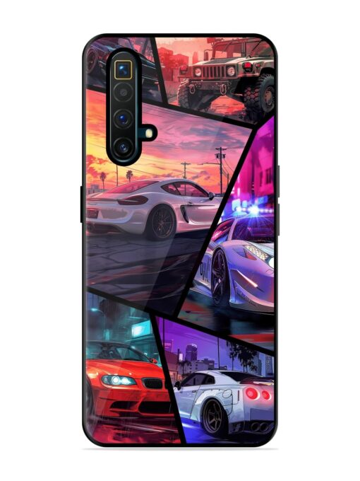 Ride In Pixels Glossy Metal Phone Cover for Realme X3 Superzoom Zapvi